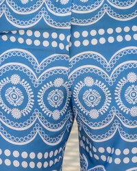 Calça Plus Size Pantalona Estampada | Maria Francia