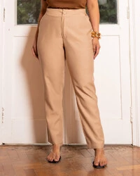Calça Plus Size Alfaiataria Corte Reto | Divas Voga