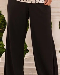 Calça Pantalona Alfaiataria Super Ampla | Divas Voga