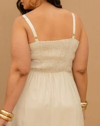 Vestido Midi Plus Size Entremeio