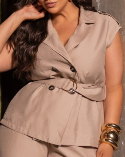 Foto Conjunto Plus Size Parka e Calça