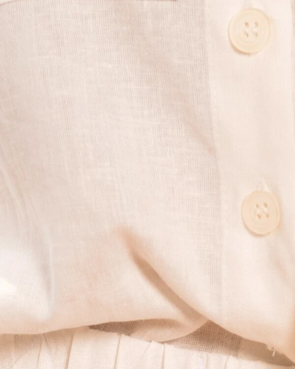 Camisa Plus Size Alongada com Elastico na Manga
