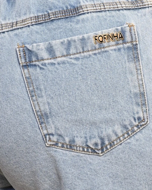 Short Plus Size Jeans Elastico Cintura