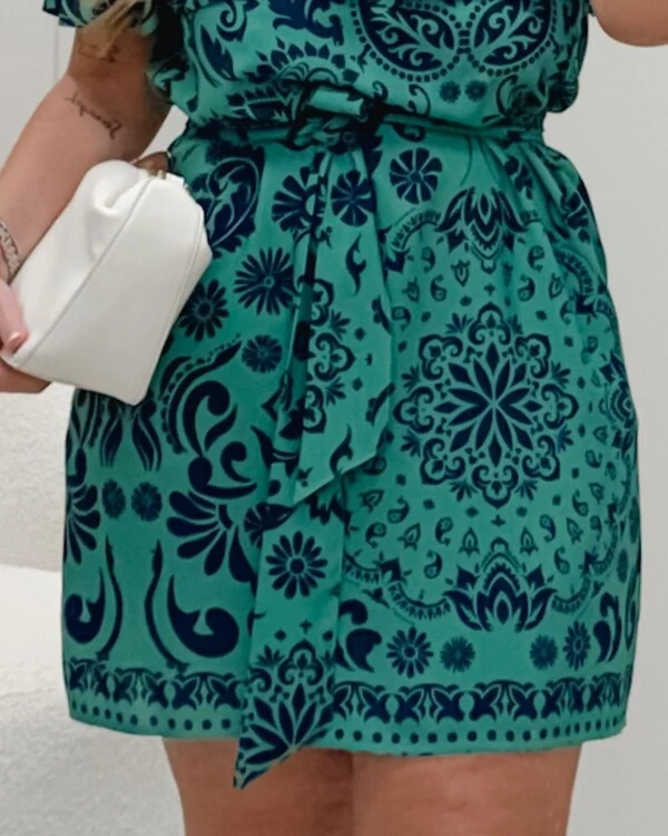 Vestido Plus Size Curto Ciganinha Azaleia