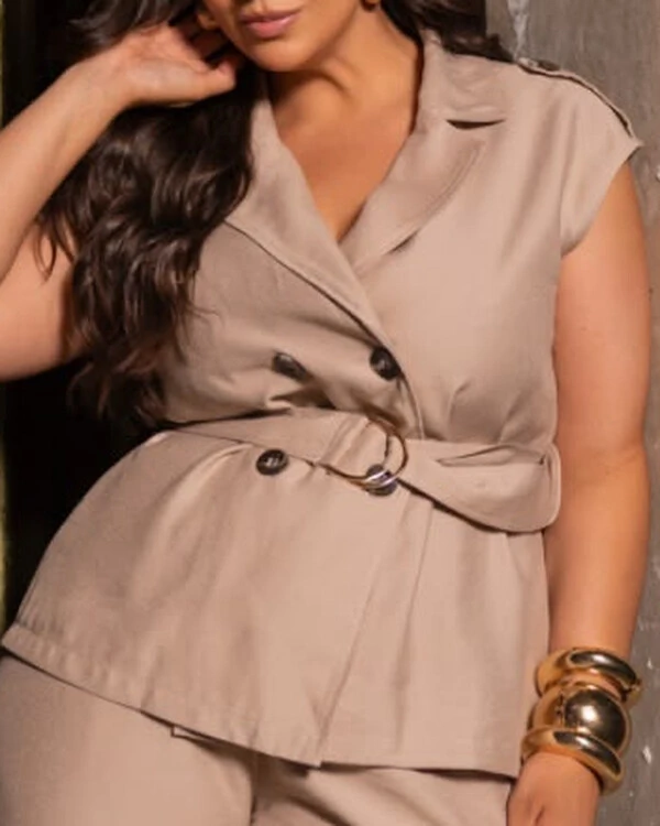 Conjunto Plus Size Parka e Calça