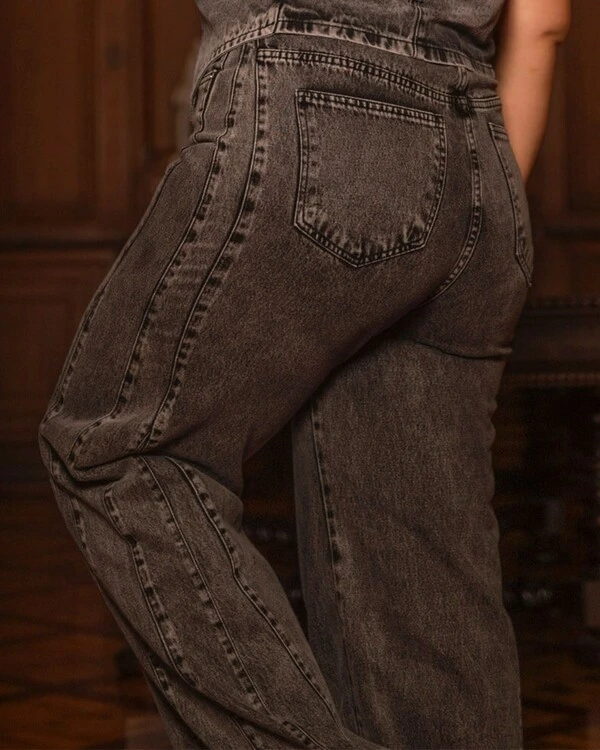Calça WideLeg Plus Size Estonada