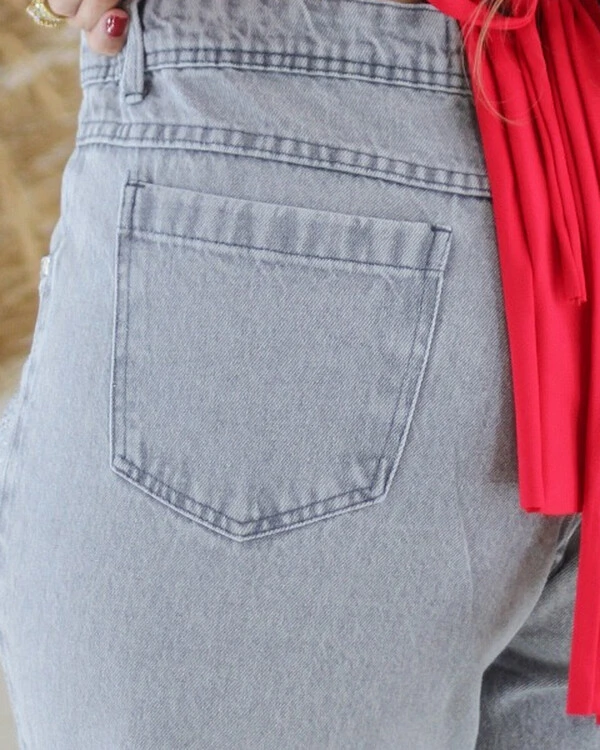 Calça Plus Size Wide Leg Jeans com Brilhos