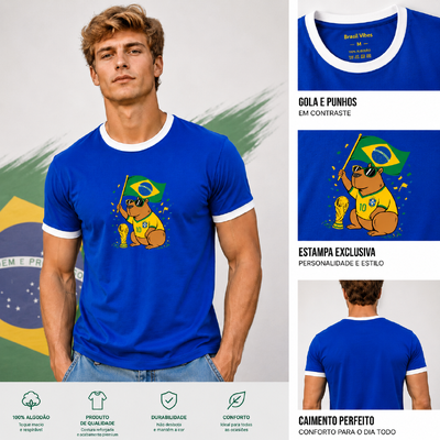 Foto Camiseta Brasil Copa do Mundo Capivara