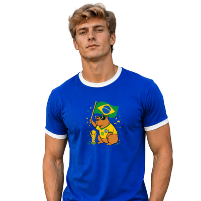 Foto Camiseta Brasil Copa do Mundo Capivara
