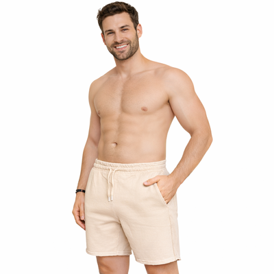 Foto Bermuda Estonada Masculina Moletinho Lisa