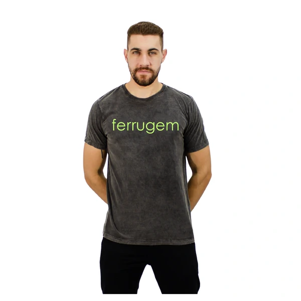 Camiseta Estonada Praia Ferrugem