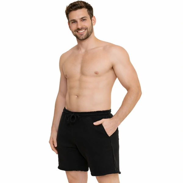 Bermuda Estonada Masculina Moletinho Lisa
