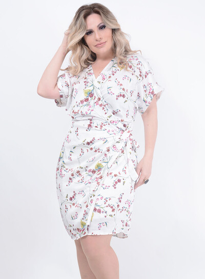 Foto Vestido Julia Plus Transpassado Plus Size