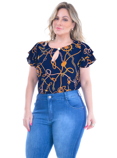 Foto Blusa Plus Size Tarrasa