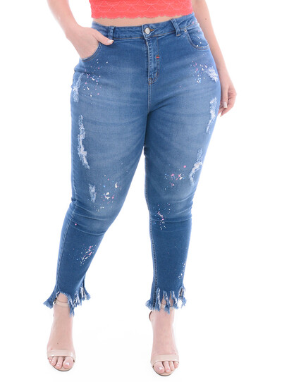 Foto Calça Jeans Plus Size Pluto