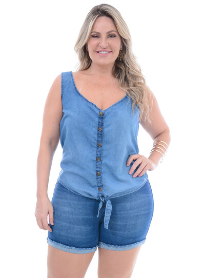 Foto Blusa Plus Size Mamão