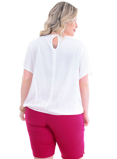 FotoBlusa Plus Size Poli
