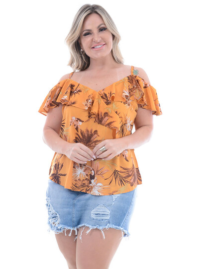 Foto Blusa Plus Size Bondade
