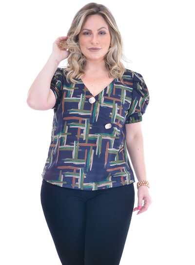 Foto Blusa Plus Size Badalona