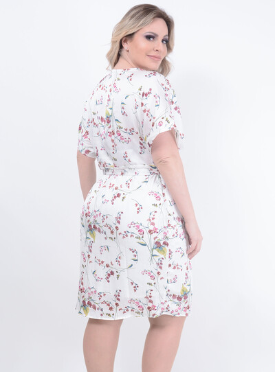 FotoVestido Julia Plus Transpassado Plus Size
