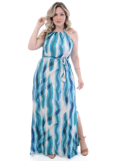 Foto Vestido Longo Plus Size Baguta