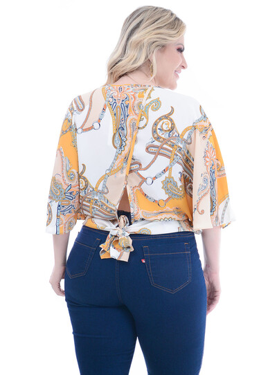 FotoBlusa Plus Size Xangai