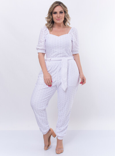 Foto Conjunto Plus Size Branco