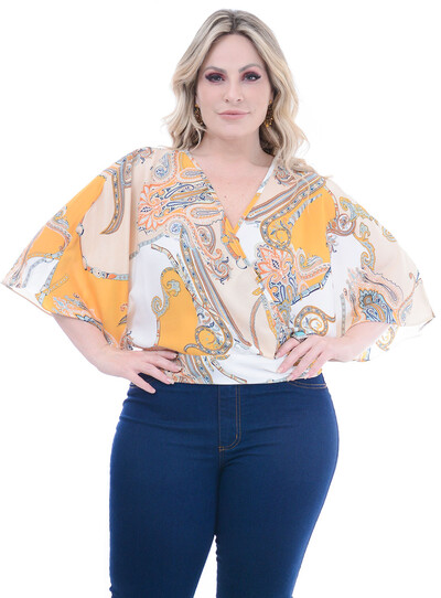 Foto Blusa Plus Size Xangai