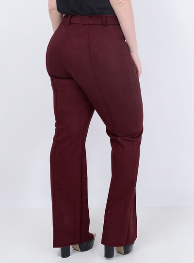 FotoCalça Julia Plus Suede Plus Size