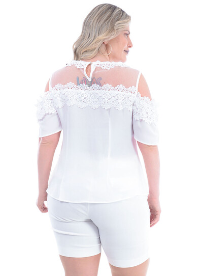 FotoBlusa Plus Size Querida