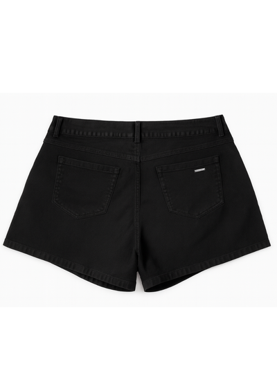 FotoShorts Saia Jeans Plus Size com Aplicações Laterais