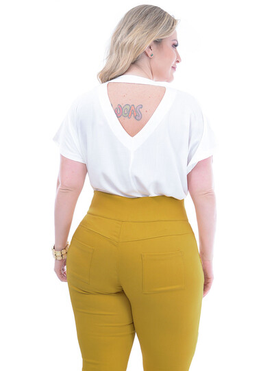 FotoBlusa Plus Size Letônia