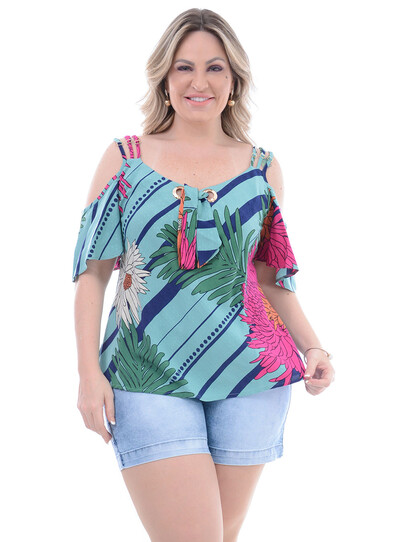 Foto Blusa Plus Size Libra