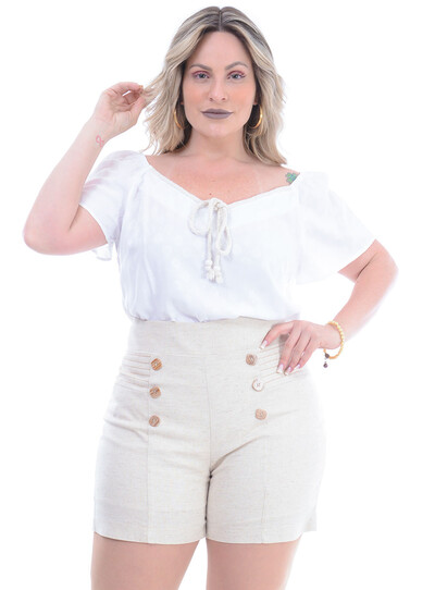 Foto Blusa Plus Size Respeitável