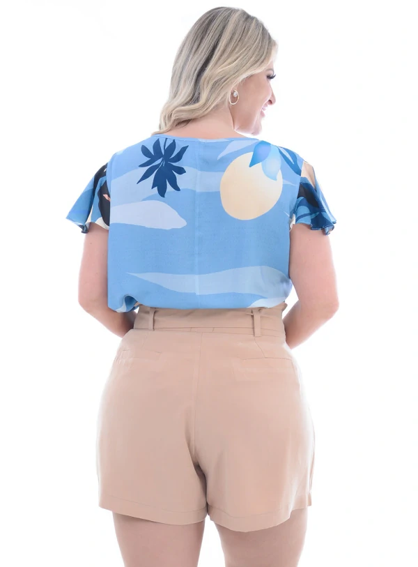 Blusa Plus Size Sorriso