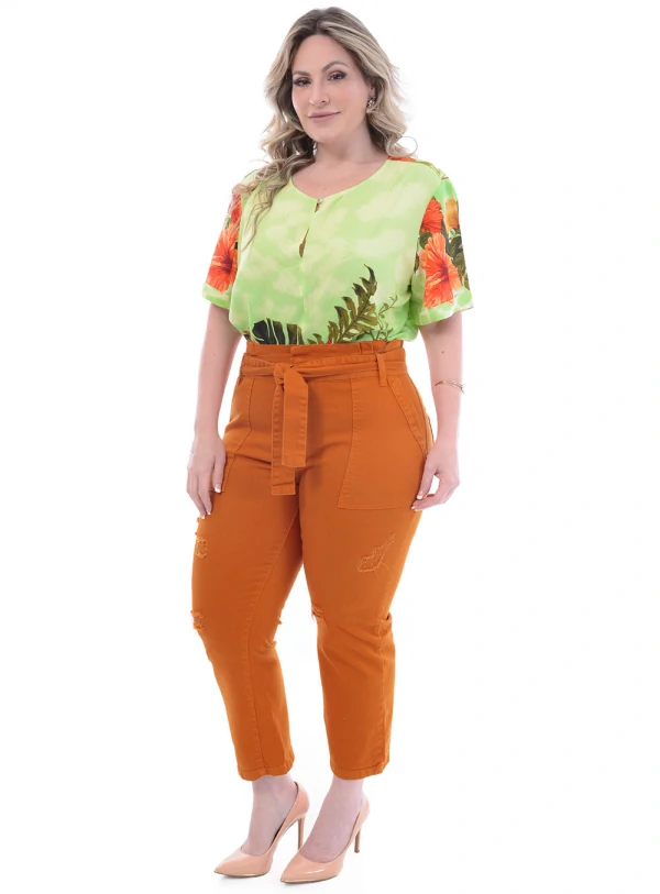 Calça Jeans Plus Size Sol