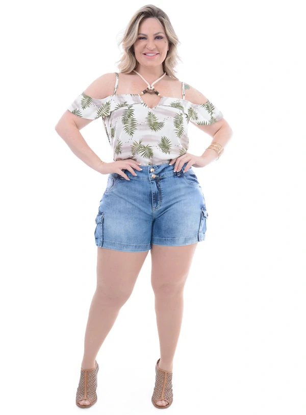 Blusa Plus Size Peixes