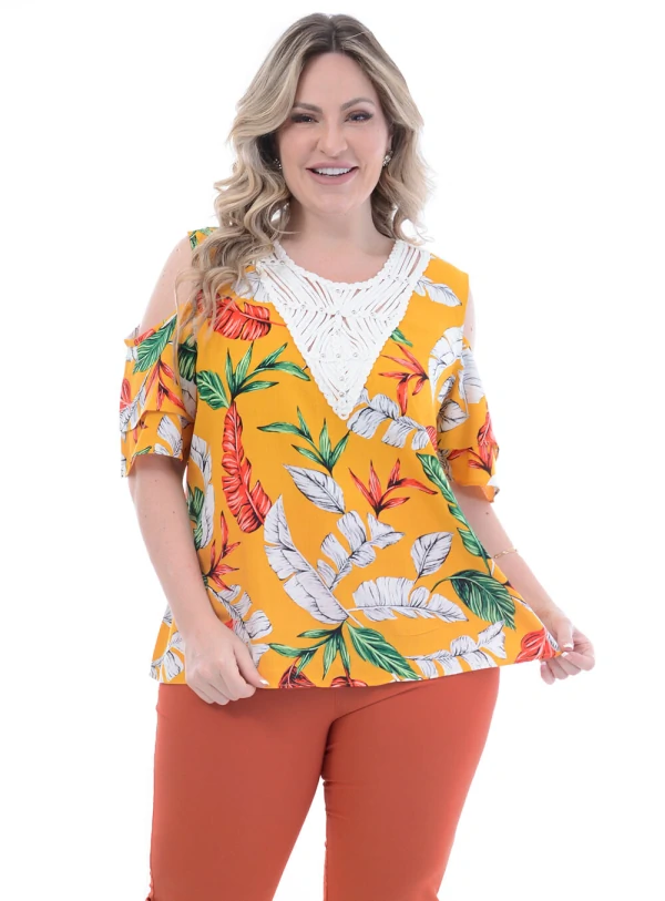 Blusa Plus Size Zilma