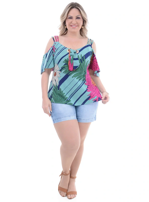 Blusa Plus Size Libra