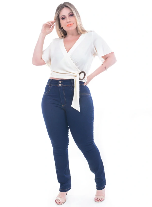 Blusa Predilect´s Linho Plus Size