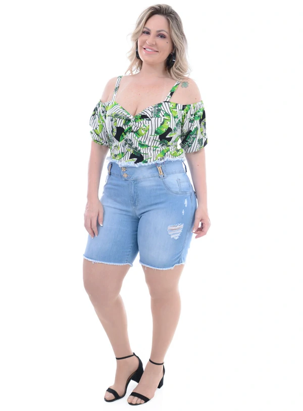 Blusa Plus Size Aquário