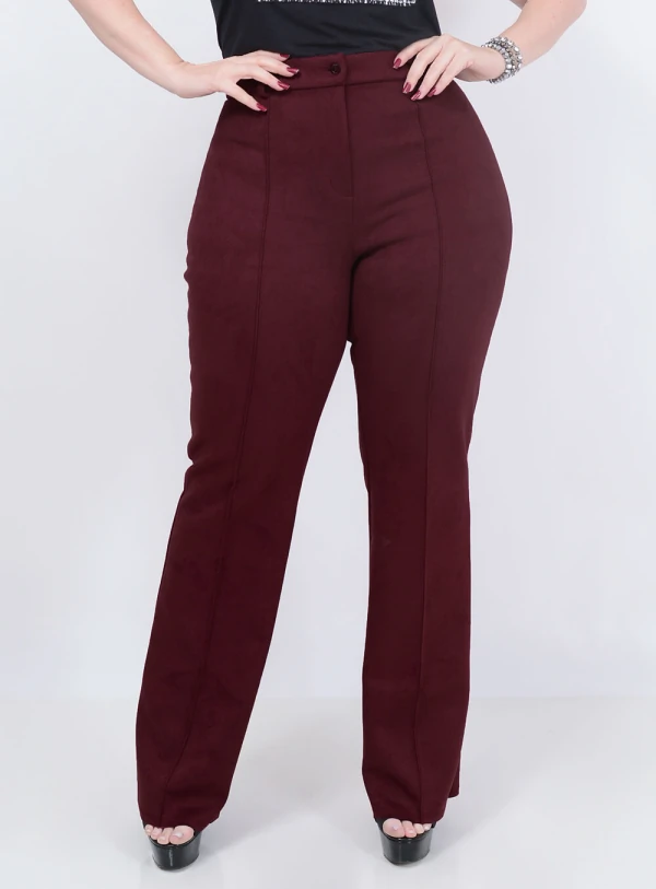 Calça Julia Plus Suede Plus Size