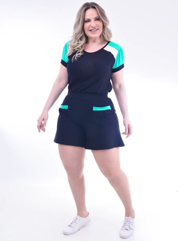 Conjunto Plus Size Curto