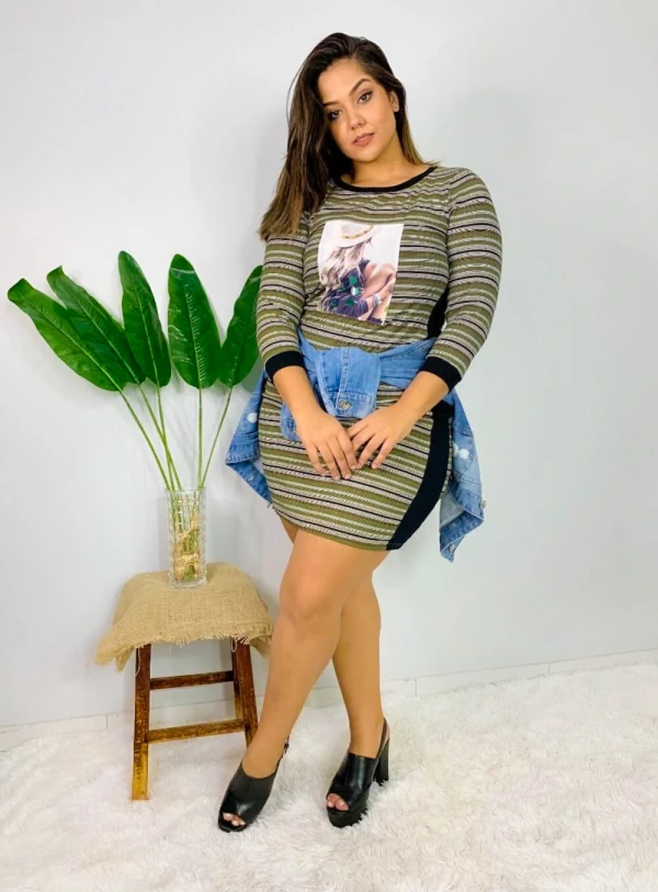 Vestido Plus Size Aguai