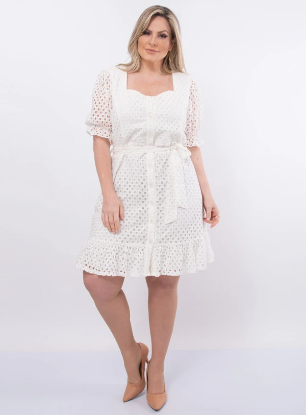 Vestido Plus Size em Laise