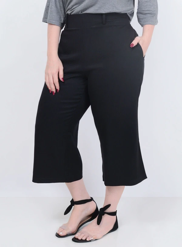 Calça Julia Plus Pantacourt Plus Size