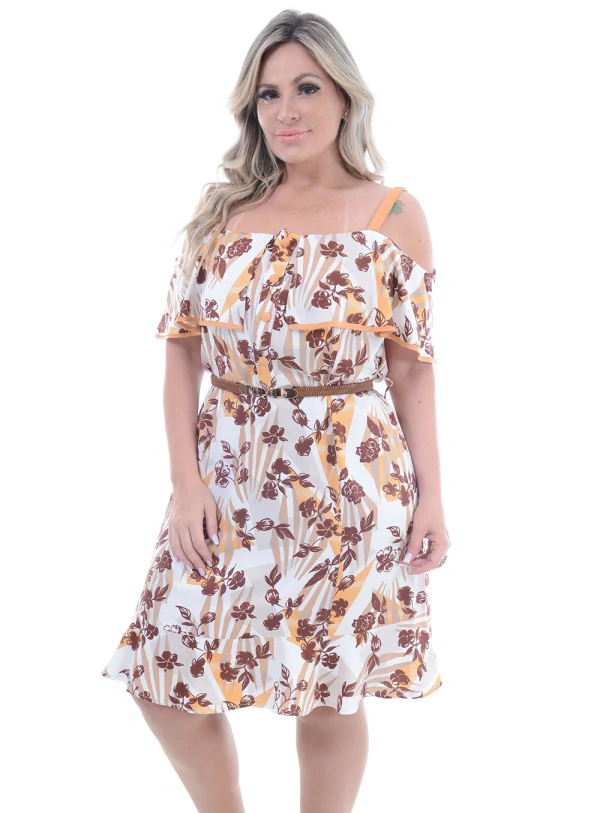 Vestido Plus Size Ação