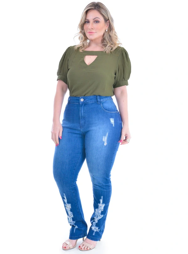 Blusa Plus Size Saragoça