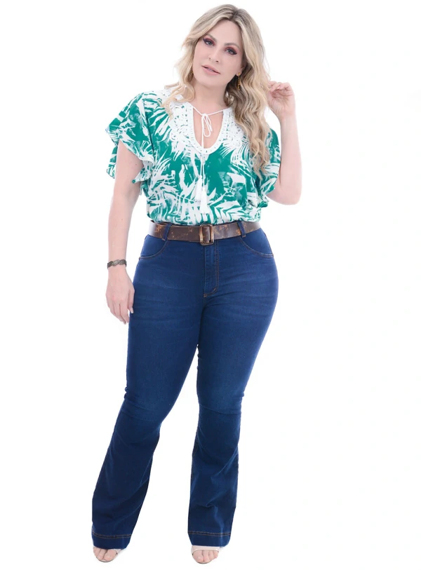 Blusa Plus Size Renda
