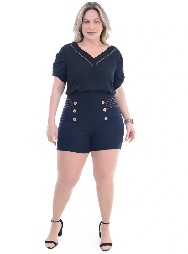Blusa Plus Size Luminosa